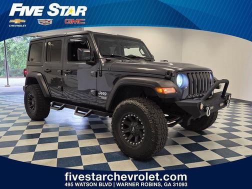 Granite Crystal Clearcoat Metallic 2018 Jeep Wrangler Unlimited Sport