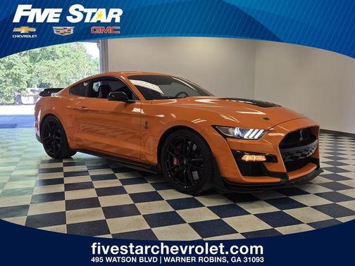 Orange 2021 Ford Shelby GT500 Base