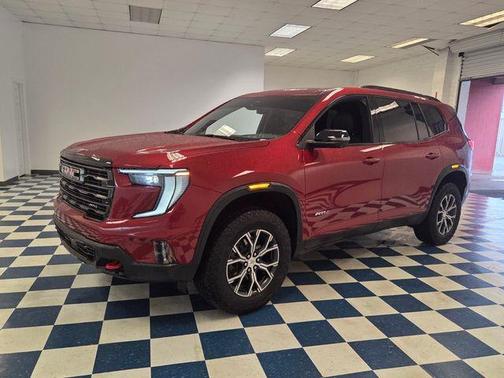 Volcanic Red 2024 GMC Acadia AT4