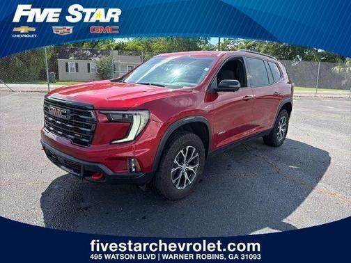 Volcanic Red 2024 GMC Acadia AT4