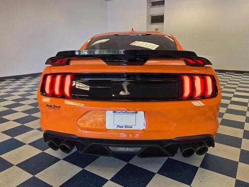 Orange 2021 Ford Shelby GT500 Base
