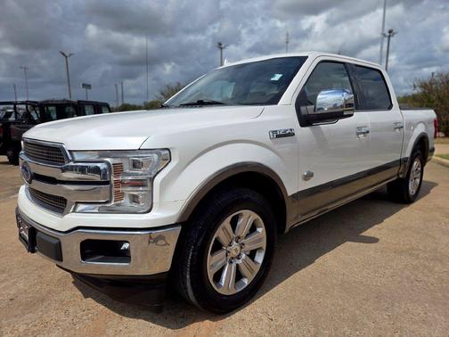 White Platinum Metallic Tri-Coat 2018 Ford F-150 King Ranch
