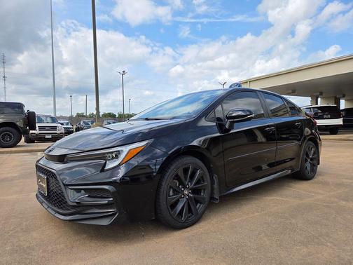 Midnight Black Metallic 2023 Toyota Corolla XSE