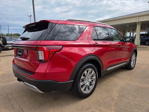 Red 2026 Ford Explorer Platinum