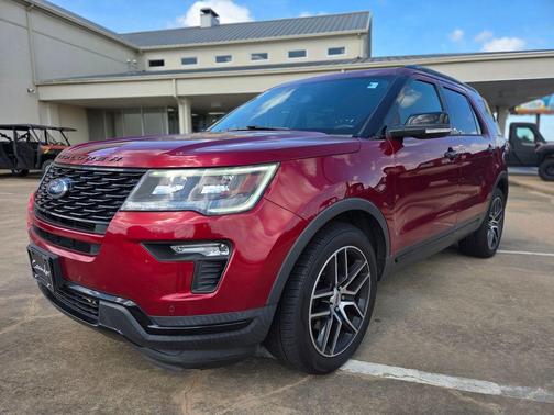 Ruby Red Metallic Tinted Clearcoat 2019 Ford Explorer sport