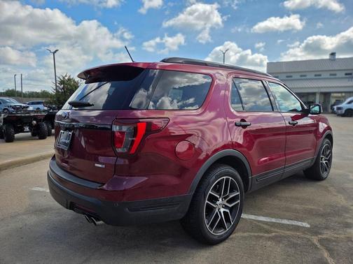 Ruby Red Metallic Tinted Clearcoat 2019 Ford Explorer sport