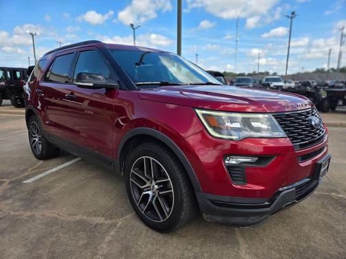Ruby Red Metallic Tinted Clearcoat 2019 Ford Explorer sport