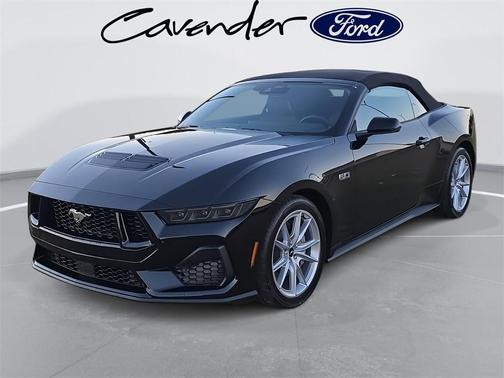 Shadow Black 2025 Ford Mustang GT Premium Convertible