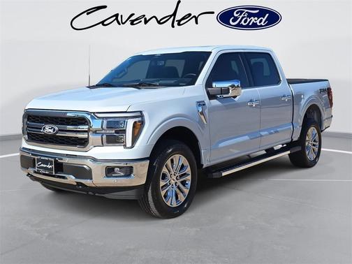 Space White Metallic 2025 Ford F-150 Lariat Truck