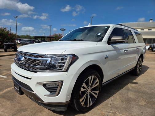 Star White Metallic Tri-Coat 2021 Ford Expedition Max King Ranch