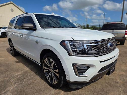 Star White Metallic Tri-Coat 2021 Ford Expedition Max King Ranch
