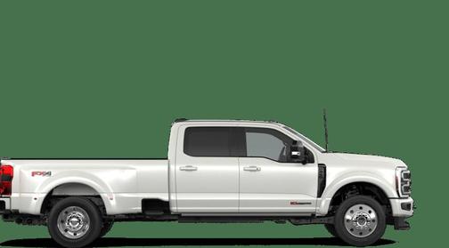 Star White Metallic Tri-Coat 2026 Ford F-450 Platinum