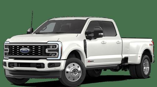 Star White Metallic Tri-Coat 2026 Ford F-450 Platinum
