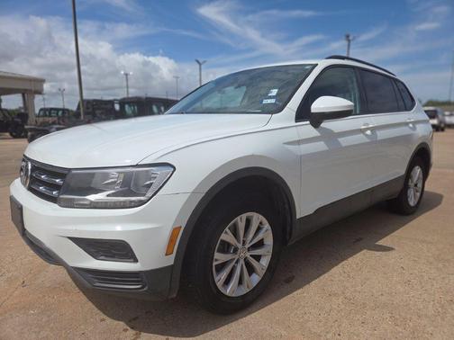 Pure White 2019 Volkswagen Tiguan 2.0T S 4MOTION