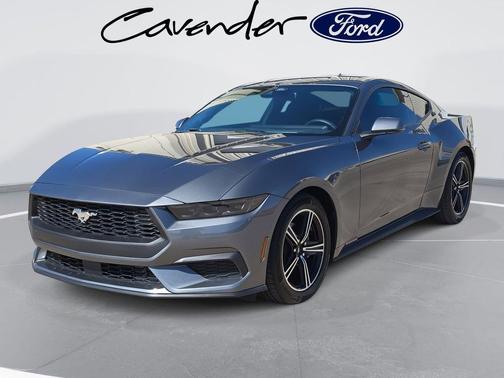 Gray Metallic 2025 Ford Mustang EcoBoost Premium Coupe