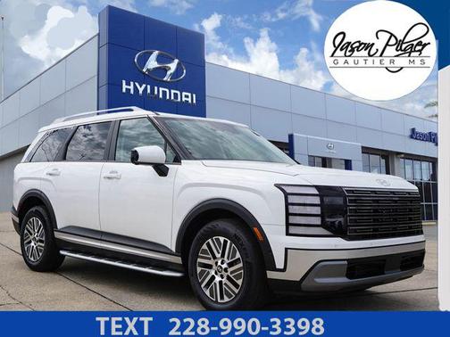 Creamy White Pearl 2026 Hyundai Palisade Hybrid SEL Premium 7P