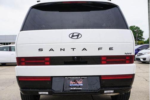 Serenity White 2026 Hyundai SANTA FE HEV Calligraphy