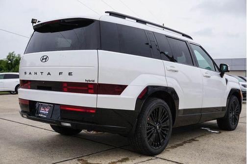Serenity White 2026 Hyundai SANTA FE HEV Calligraphy