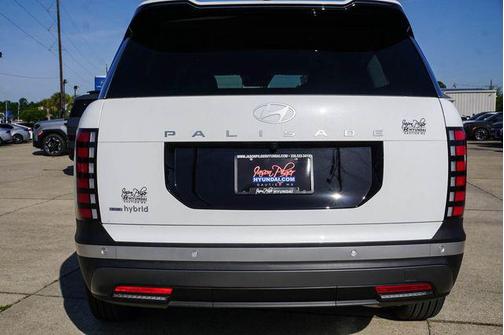 Creamy White Pearl 2026 Hyundai Palisade Hybrid Blue SEL 7P