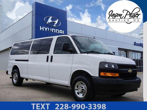 Summit White 2023 Chevrolet Express 3500 LS