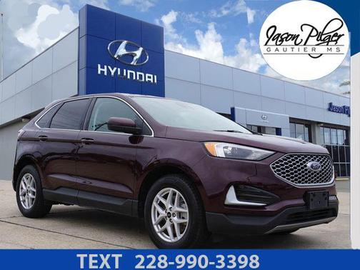 Burgundy 2024 Ford Edge SEL