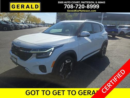Snow White Pearl 2025 Kia Seltos SX