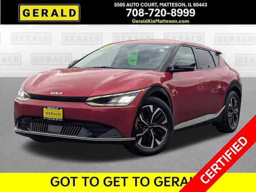 Red 2022 Kia EV6 Wind