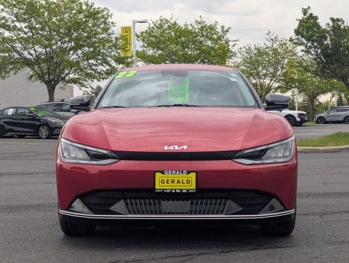 Red 2022 Kia EV6 Wind