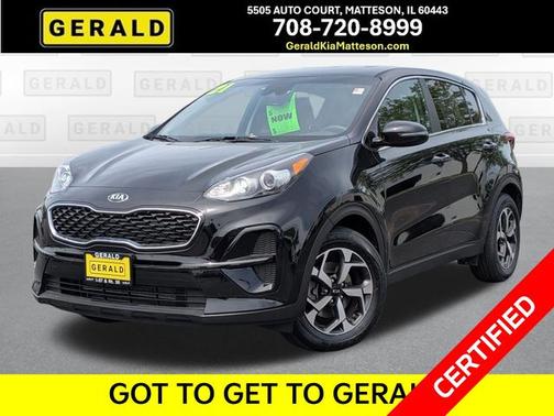 Black Cherry 2021 Kia Sportage LX