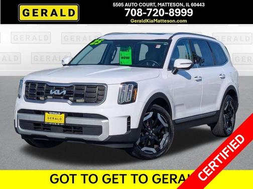 Glacial White Pearl 2025 Kia Telluride S