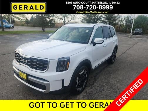 Glacial White Pearl 2025 Kia Telluride S