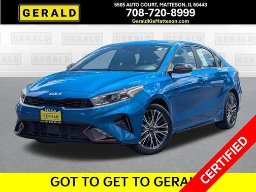 Blue 2023 Kia Forte GT-Line