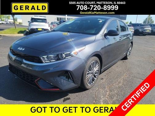 Gray 2023 Kia Forte GT-Line
