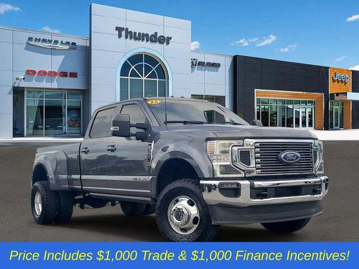 CARBONIZED GRAY 2022 Ford F-350 Lariat
