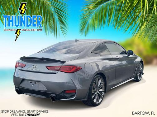 Graphite Shadow 2019 INFINITI Q60 3.0t Red Sport 400