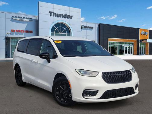 Bright White Clearcoat 2024 Chrysler Pacifica Hybrid S Appearance Pkg