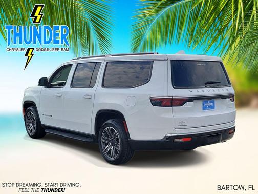 Bright White Clearcoat 2023 Jeep Wagoneer L Series I 4x4