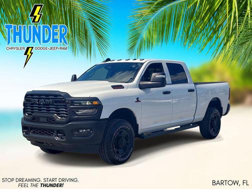 Bright White Clearcoat 2026 RAM 2500 Tradesman Crew Cab 4x4 6'4' Box