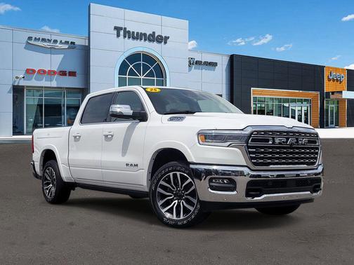 Bright White Clearcoat 2025 RAM 1500 Longhorn