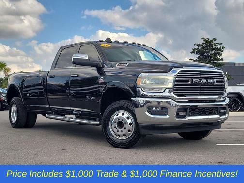 2020 RAM 3500 Laramie Crew Cab 4x4 8' Box