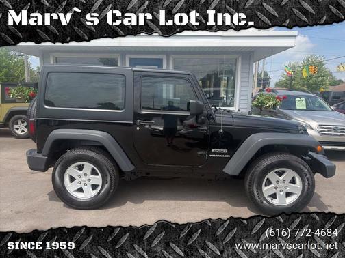 Black 2017 Jeep Wrangler Sport