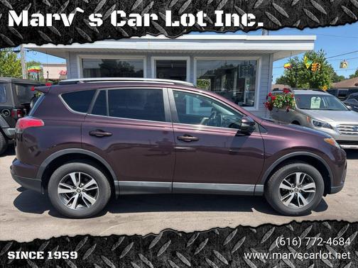 Purple 2017 Toyota RAV4 XLE