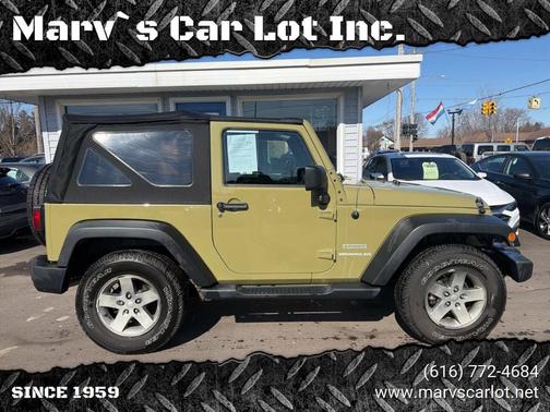 Green 2013 Jeep Wrangler Sport