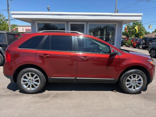 Orange 2014 Ford Edge SEL