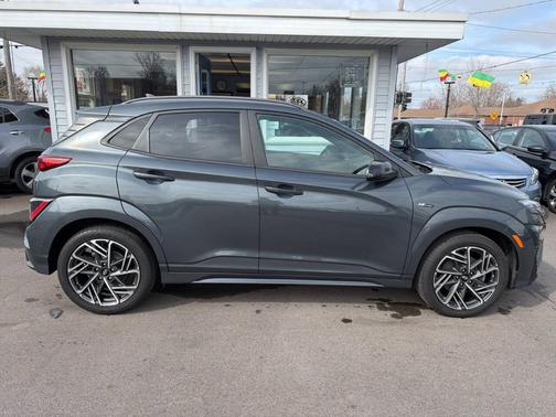 Gray 2022 Hyundai KONA N Line