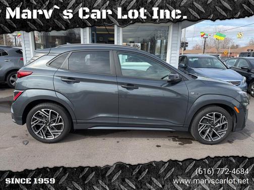 Gray 2022 Hyundai KONA N Line