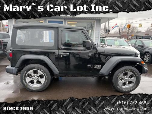 Black 2020 Jeep Wrangler Sport