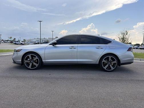 Solar Silver Metallic 2025 Honda Accord Hybrid Sport