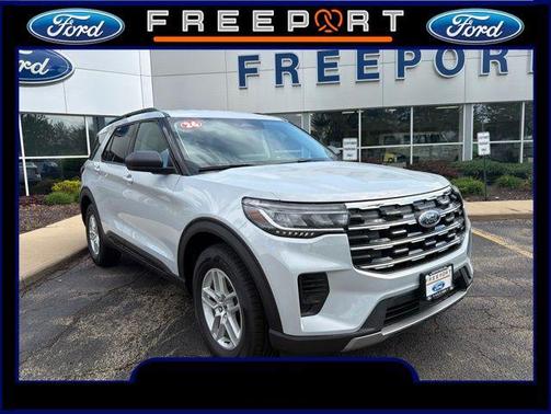 Space White Metallic 2026 Ford Explorer Active