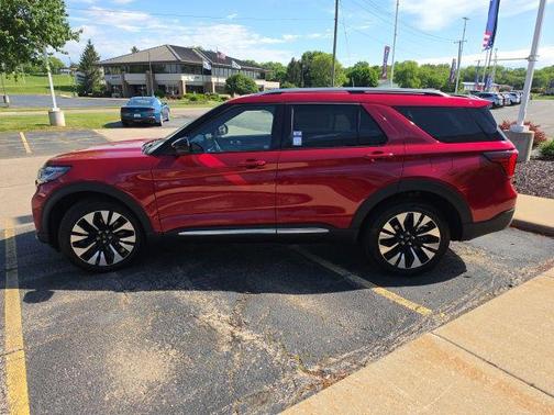 Rapid Red Metallic Tinted Clearcoat 2026 Ford Explorer Platinum